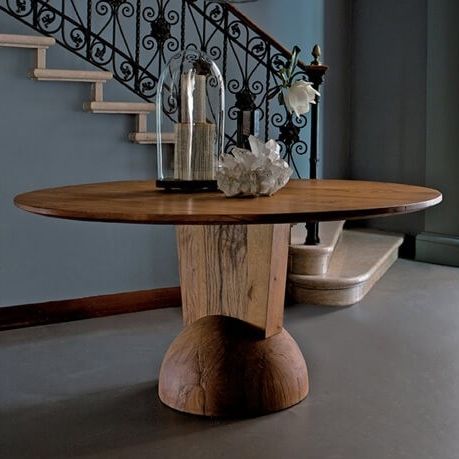 Tavolo contemporaneo - BRANCUSI - ESTEL - in rovere / in legno massiccio / in ebano