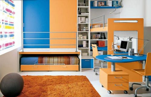 Cameretta blu per bambini - S.3 - Faer Ambienti - unisex