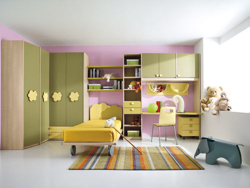 Cameretta verde per bambino - NUVOLA - 1 - Faer Ambienti - unisex