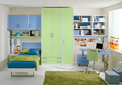 Cameretta blu per bambini - C4 - Faer Ambienti - unisex