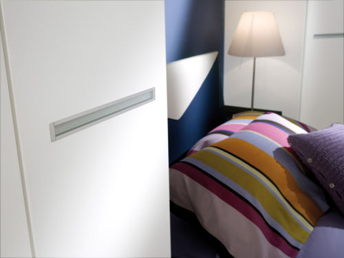 Armadio contemporaneo - SPAZIANTE - 2 - Faer Ambienti - in legno / con ante battenti / a ponte