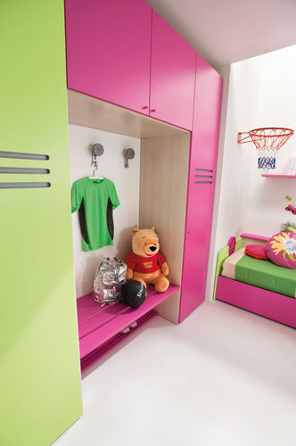 Cameretta verde per bambino - SPORT - BASKET 2 - Faer Ambienti - per bimba