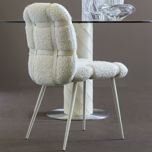 Sedia da pranzo contemporanea - AVION - fasem - da interno / in tessuto / in pelle