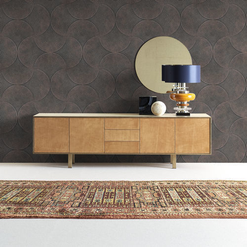 Credenza contemporanea - ALIANTE - fasem - in legno / in pelle / con cassetti
