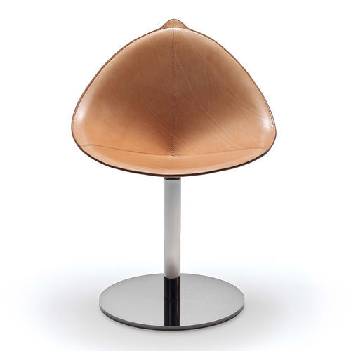 Sedia da pranzo contemporanea - FIORILE BT - fasem - da interno / in pelle / con supporto in acciaio