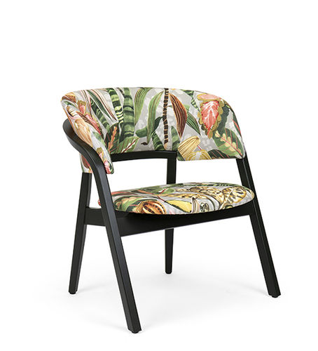 Poltrona contemporanea - PENAT LOUNGE - Fenabel- The heart of seating - in tessuto / in legno / imbottita