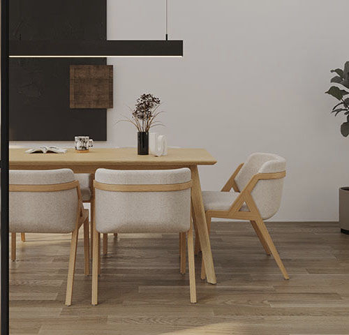 Sedia contemporanea - ZAZEN - Fenabel- The heart of seating - da interno / in tessuto / in legno