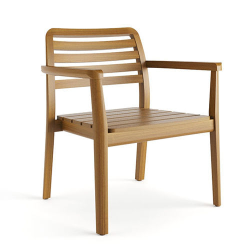 Poltrona contemporanea - PALMAR LOUNGE - Fenabel- The heart of seating - in legno / in legno / incolore