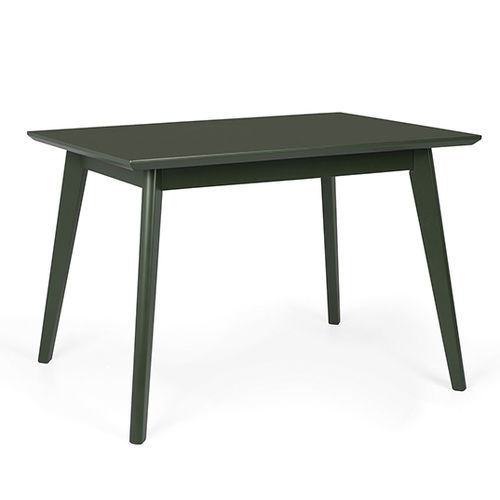 Tavolo da pranzo contemporaneo - PIXIE RECT - Fenabel- The heart of seating - in legno / con supporto in legno / rettangolare