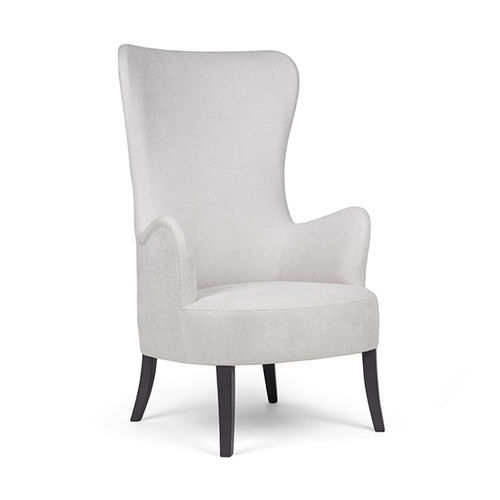 Poltrona classica - FLOWER LOUNGE HIGH - Fenabel- The heart of seating - in tessuto / a schienale alto / blu