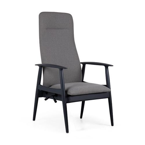 Poltrona contemporanea - SANDAL C1 HIGH RCL CB - Fenabel- The heart of seating - in tessuto / in legno / a schienale alto