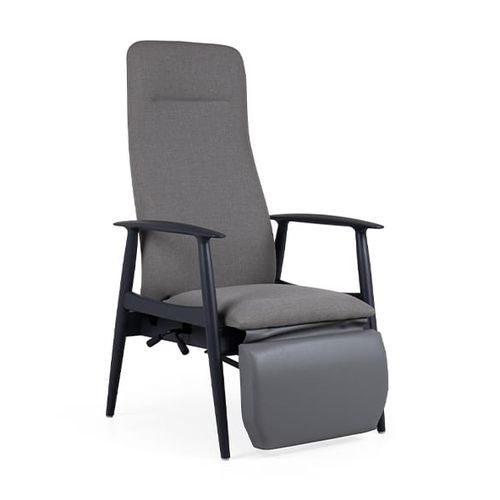 Poltrona contemporanea - SANDAL C1 HIGH RCL RP CB - Fenabel- The heart of seating - in tessuto / in legno / con poggiapiedi