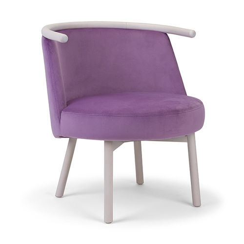 Poltrona contemporanea - TAPE MASS - Fenabel- The heart of seating - in tessuto / in legno / rosa