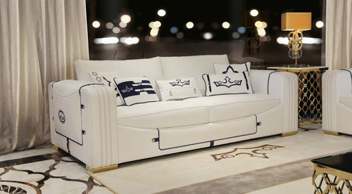 Divano contemporaneo - Elegant - Formenti - in tessuto / in pelle / con braccioli