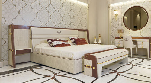 Letto matrimoniale - Armony - Formenti - contemporaneo / imbottito / con testiera