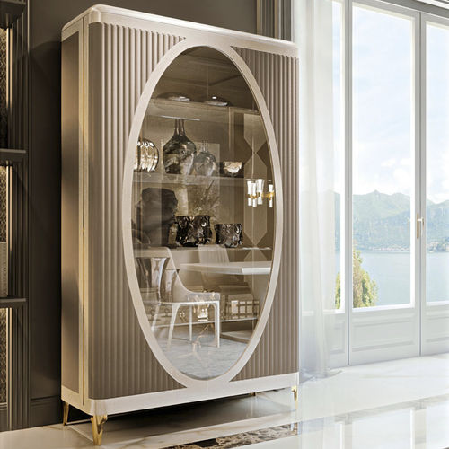 Vetrina contemporanea - Windsor - Formenti - in legno / in pelle / in tessuto