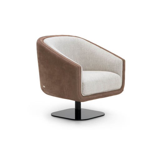 Poltrona contemporanea - DALLAS - Formitalia Group - in pelle / in tessuto / in metallo