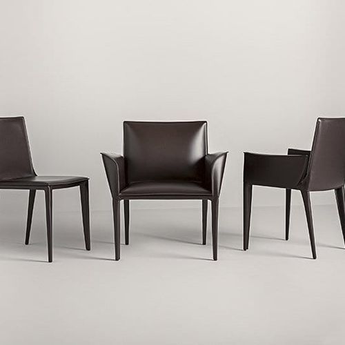 Sedia contemporanea - Latina P - Frag - da interno / in pelle / imbottita