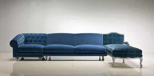 Divano modulare - COLLAGE1 6700 - Fratelli Boffi - in stile / in tessuto / blu