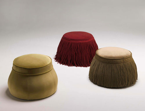 Pouf classico - KIR ROYAL/P - 6102 - Fratelli Boffi - in tessuto / tondo / imbottito