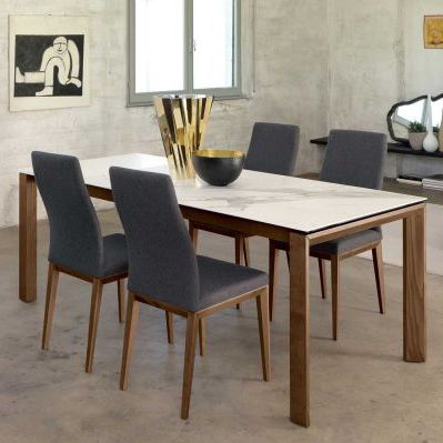 Tavolo contemporaneo - T80 FUSION - Friulsedie Sud by Dalmasson - in frassino / in marmo / rettangolare