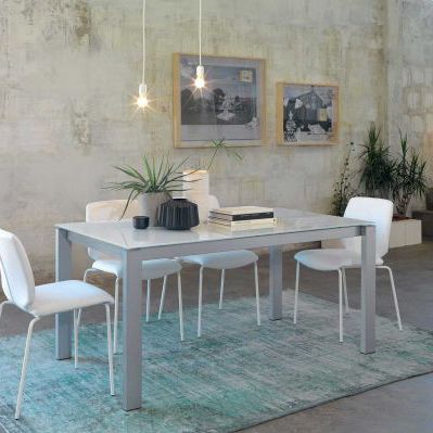 Tavolo contemporaneo - T91 ZENITH - Friulsedie Sud by Dalmasson - in metallo / in laminato / in pietra