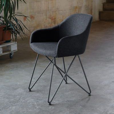 Sedia contemporanea - DEMETRA S155MX - Friulsedie Sud by Dalmasson - da interno / in velluto / in lana