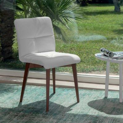 Sedia contemporanea - FANNY S152FR - Friulsedie Sud by Dalmasson - da interno / in frassino / in ecopelle