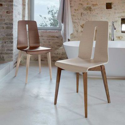Sedia contemporanea - GRETA S140FR - Friulsedie Sud by Dalmasson - da interno / in frassino / in legno compensato