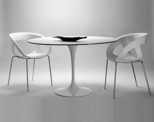 Tavolo contemporaneo - SATURNO - Gaber - in laminato / rotondo