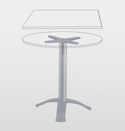 Base per tavolo in alluminio - BG3K - Gaber - contemporaneo / contract