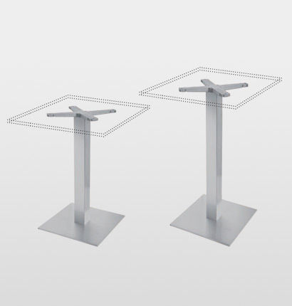 Base per tavolo in acciaio inossidabile - I60X60110 / I60X60 - Gaber - contemporaneo / contract