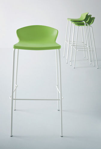 Sgabello da bar contemporaneo - EASY 77 - Gaber - impilabile