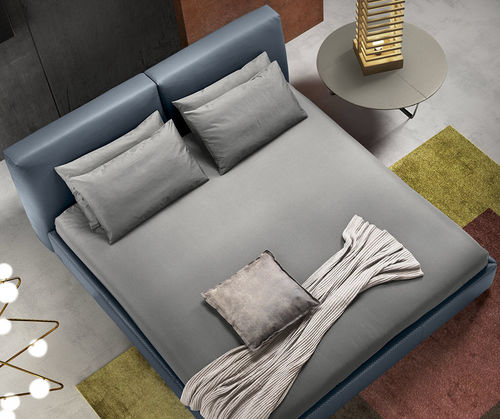 Letto matrimoniale - TWIST NIGHT  - Gamma Arredamenti International - contemporaneo / imbottito / con testiera imbottita