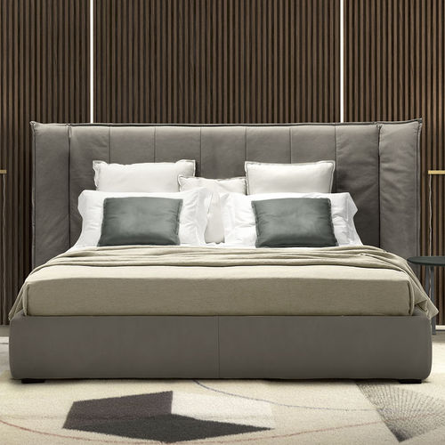 Letto matrimoniale - WIND NIGHT  - Gamma Arredamenti International - contemporaneo / imbottito / con testiera imbottita