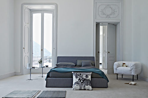Letto matrimoniale - FOLD - Giellesse di Galli Luigi eAlessandro e C. - contemporaneo / imbottito / con testiera imbottita