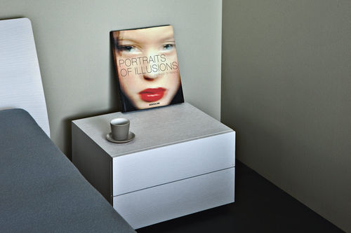 Comodino contemporaneo - CUBE - Giellesse di Galli Luigi eAlessandro e C. - in rovere / rettangolare / per uso residenziale
