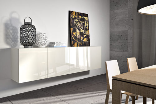 Credenza a muro - IDENTITY  : LIFE - Giellesse di Galli Luigi eAlessandro e C. - contemporanea / in legno / in legno laccato