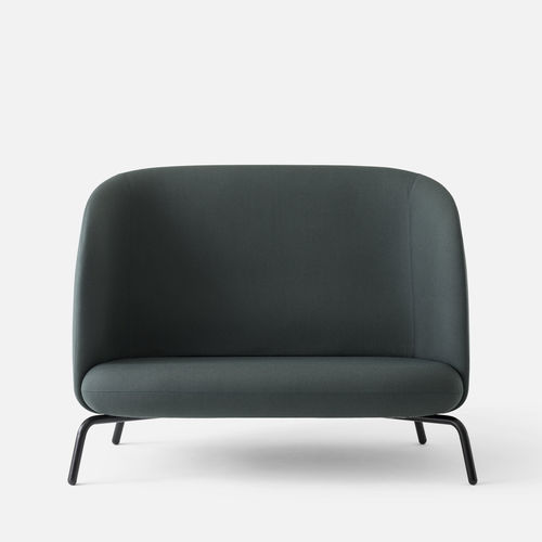 Divano contemporaneo - EASY NEST - + HALLE - in tessuto / a schienale alto / beige