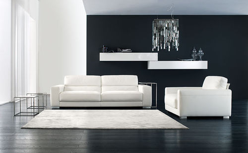 Divano d'angolo - BELLAGIO - Gurian - contemporaneo / in pelle / con rivestimento rimovibile