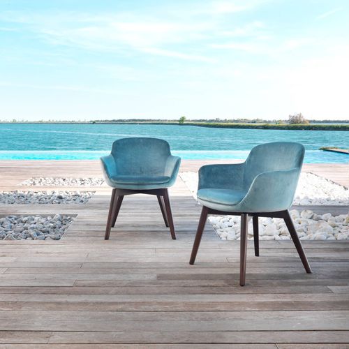 Sedia contemporanea - CHANEL - Gyform - da interno / in tessuto / con supporto in legno