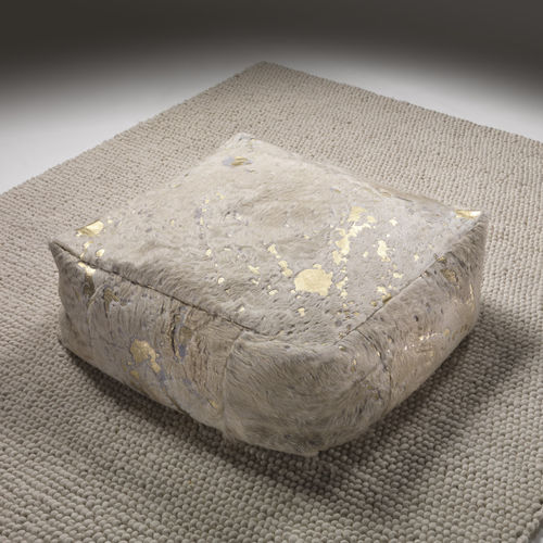 Pouf contemporaneo - MOLLY - Gyform - in pelle / tondo / quadrato