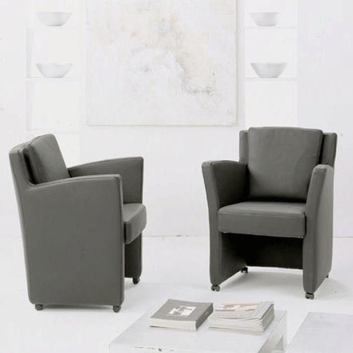 Poltrona contemporanea - NATALIE - Gyform - in pelle / in tessuto / bridge