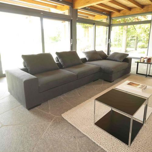 Divano modulare - LONGISLAND - Gyform - contemporaneo / in tessuto / in pelle