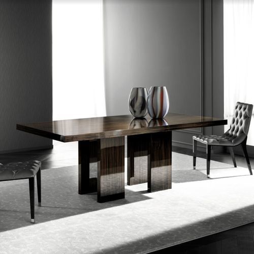 Tavolo da pranzo contemporaneo - AIR - Haute Couture by Costantini Pietro - in legno / con supporto in legno / rettangolare