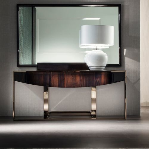 Consolle contemporanea - ECLIPSE - Haute Couture by Costantini Pietro - in legno / con supporto in ottone / rettangolare