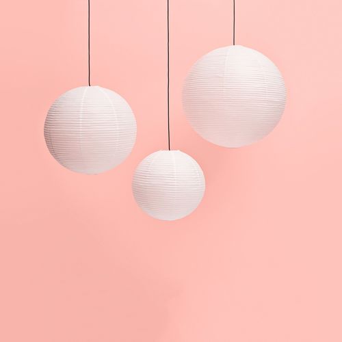 Lampada a sospensione - RICE PAPER SHADE - Hay a/s - in bambù / di carta / contemporanea