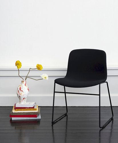 Sedia contemporanea - AAC09 - Hay a/s - da interno / in tessuto / con supporto in acciaio inossidabile