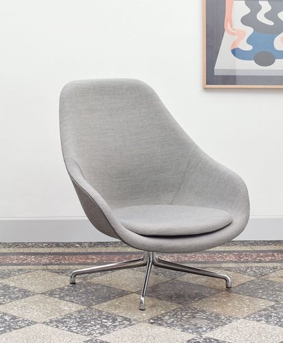 Poltrona contemporanea - AAL91 - Hay a/s - in tessuto / in metallo / per cuscini