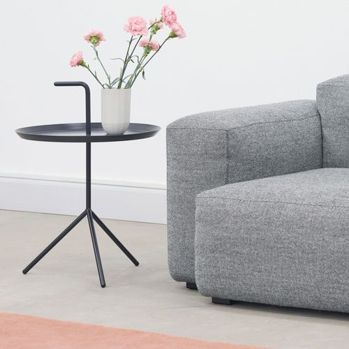 Tavolo d'appoggio contemporaneo - DLM - Hay a/s - in metallo / rotondo / per ufficio